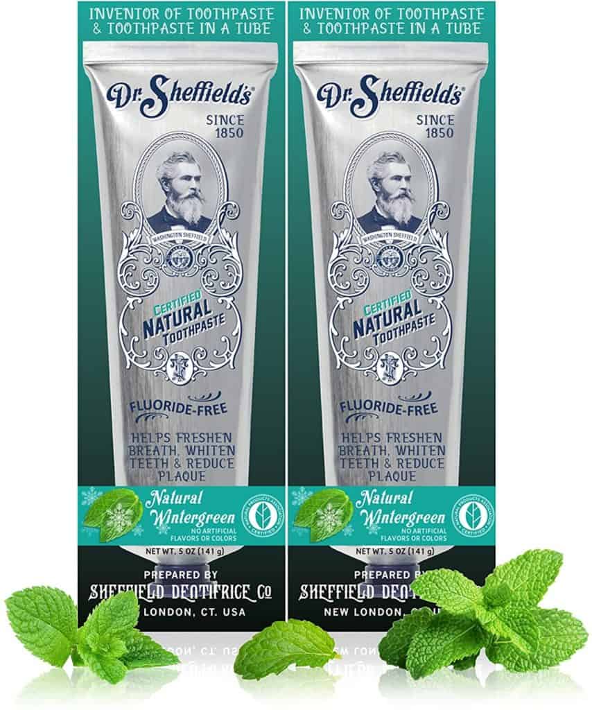 Dr Sheffield’s Certified Natural Toothpaste