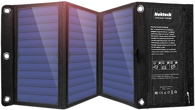 Nekteck 21W Portable Solar Panel Charger