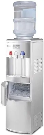 COSTWAY Water Cooler Dispenser with Built-In Ice Maker